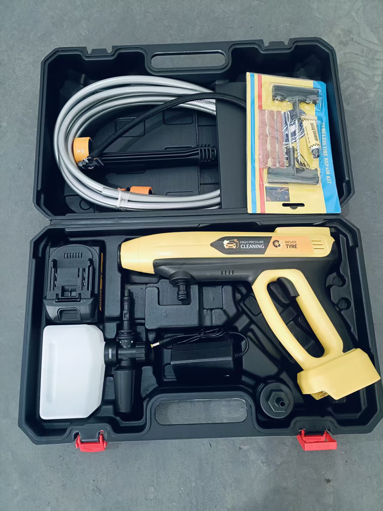inflator and washer